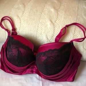 Cacique sexy pink demi bra